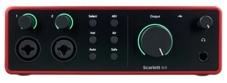 FOCUSRITE SCARLETT 4I4 4TH GENERATION INTERFAZ DE AUDIO USB