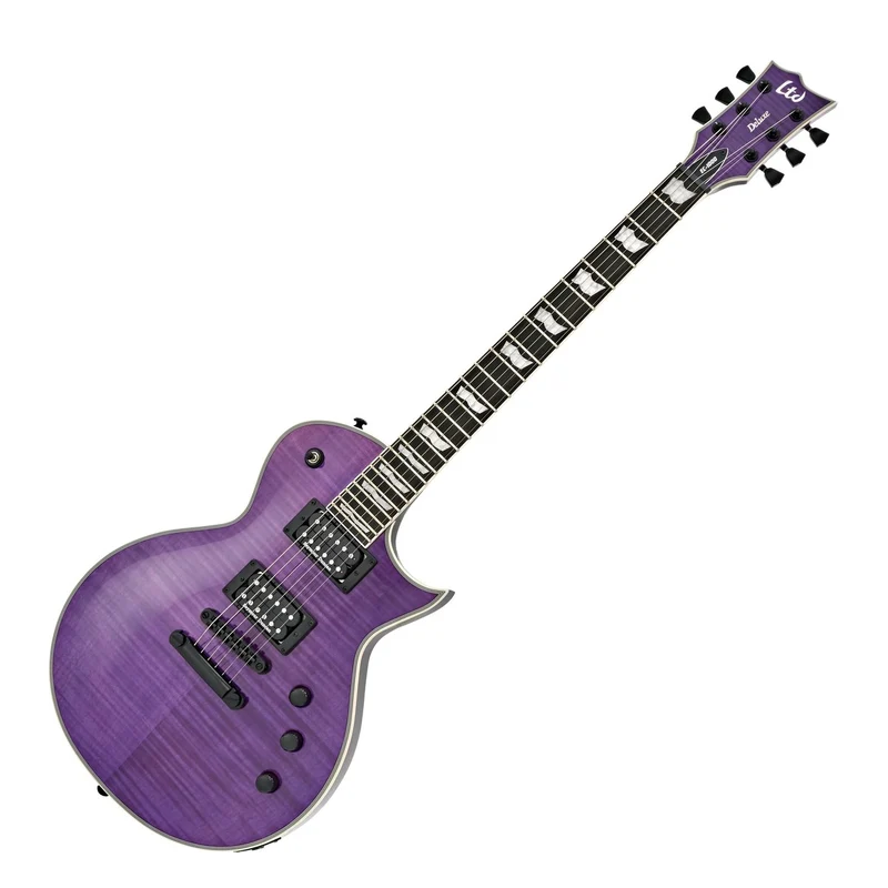 ESP LTD EC1000 STPS GUITARRA ELECTRICA SEE THRU PURPLE SUNBURST