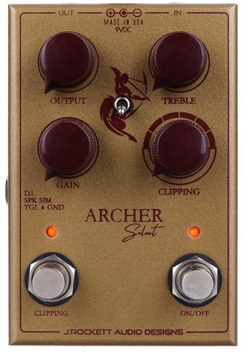 J. ROCKETT ARCHER SELECT PEDAL OVERDRIVE BOOST