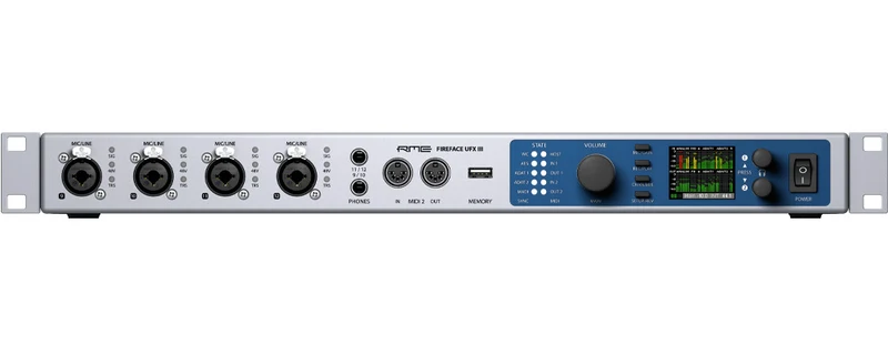RME FIREFACE UFX III INTERFAZ DE AUDIO USB FIREWIRE
