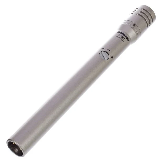 SHURE SM81LC MICROFONO DE CONDENSADOR UNIDIRECCIONAL PARA INSTRUMENTO