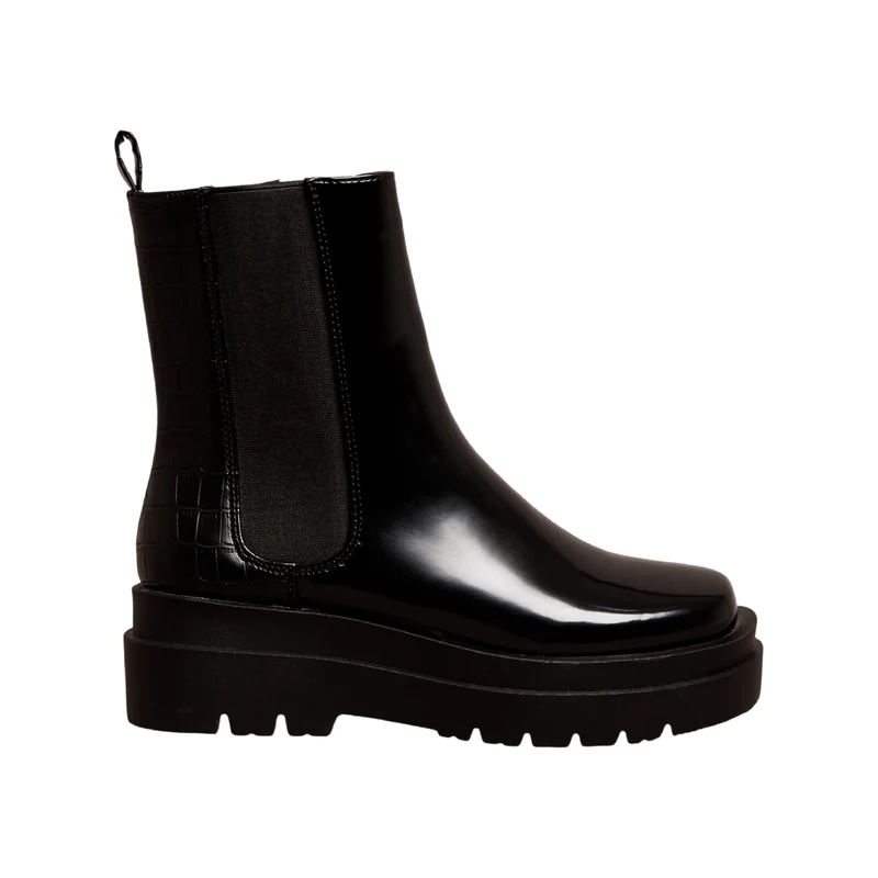 Coral Botines Vera Tex Negro, para Niña