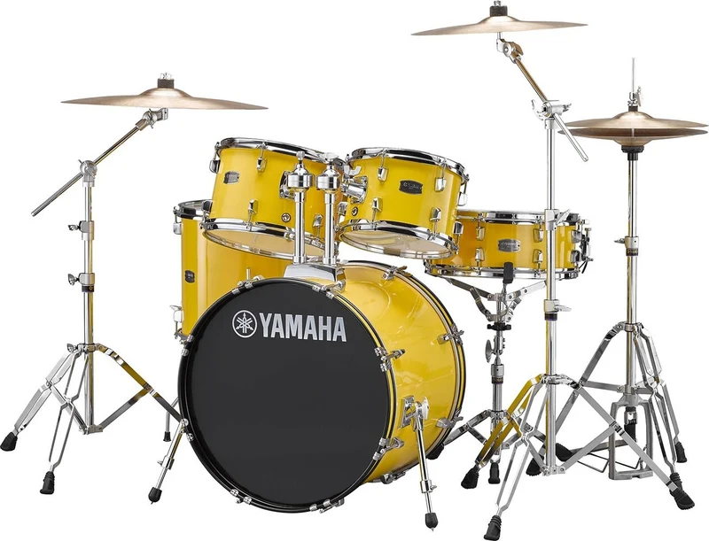 YAMAHA RDP0F5 YL CPSET RYDEEN BATERIA ACUSTICA CON HERRAJES Y PLATOS MELLOW YELLOW