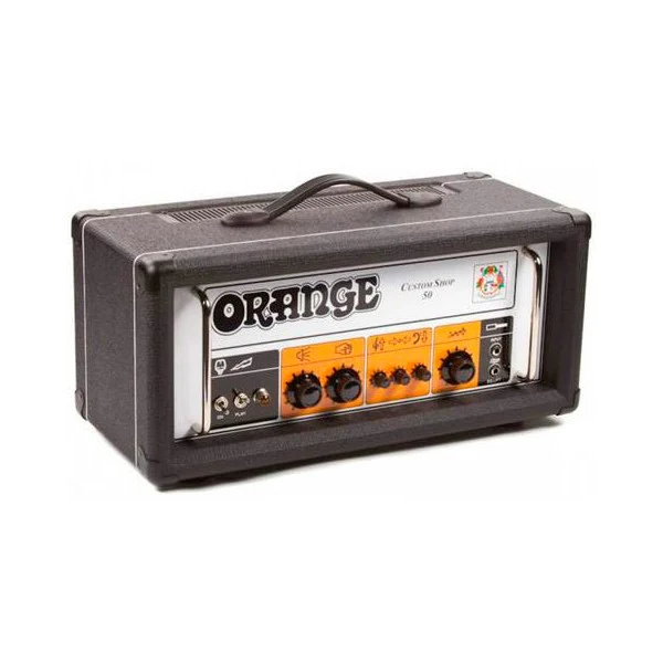 ORANGE CUSTOM SHOP 50 BK AMPLIFICADOR CABEZAL GUITARRA NEGRO