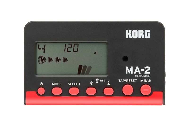 KORG MA-2 BKRD METRONOMO NEGRO Y ROJO