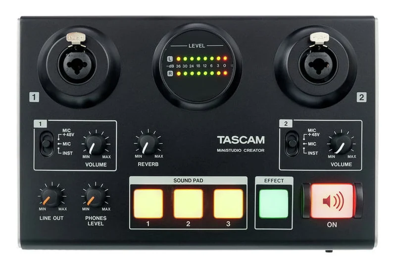 TASCAM US-42B MINISTUDIO CREATOR INTERFAZ DE AUDIO