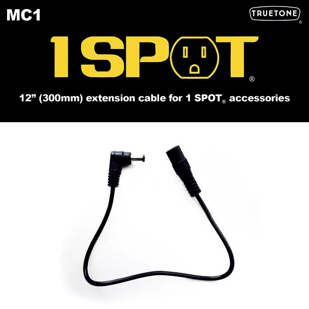 TRUETONE 1-PLUG CABLE EXTENSION 30CM PARA ALIMENTADOR 1SPOT