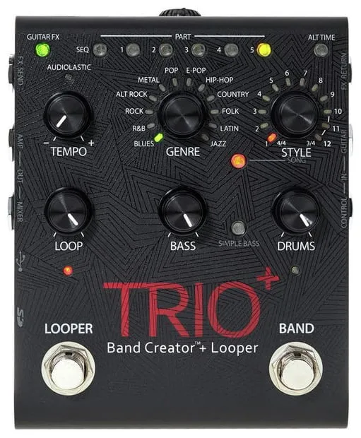 DIGITECH TRIO+ BAND CREATOR LOOPER PEDAL GUITARRA