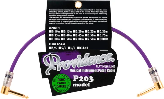 PROVIDENCE P203 20LL CABLE INSTRUMENTO JACKS ACODADOS 20CM