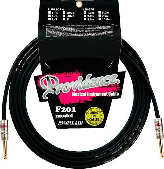 PROVIDENCE F201 3S CABLE INSTRUMENTO JACK RECTO RECTO 3 METROS