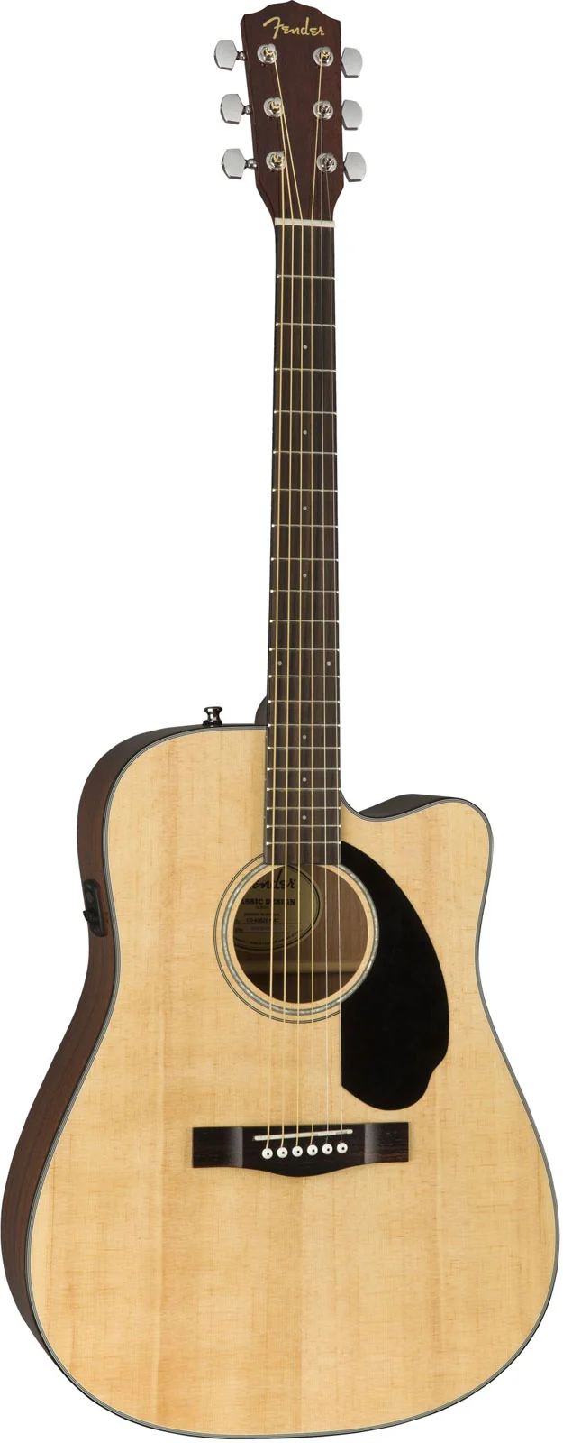 FENDER CD60SCE NATURAL WN GUITARRA ELECTROACUSTICA DREADNOUGHT