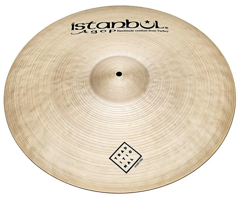 ISTANBUL AGOP TRADITIONAL CRASH RIDE 18 PLATO BATERIA