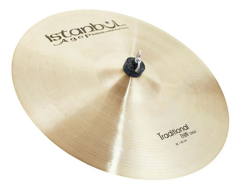 ISTANBUL AGOP TRADITIONAL THIN CRASH 16 PLATO BATERIA