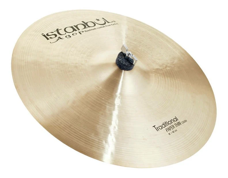 ISTANBUL AGOP TRADITIONAL PAPER THIN CRASH 16 PLATO BATERIA