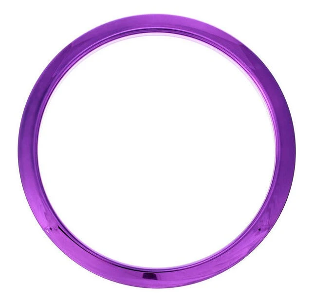 BASS DRUM OS HCP6 REFUERZO AGUJERO BOMBO VIOLETA CROMADO