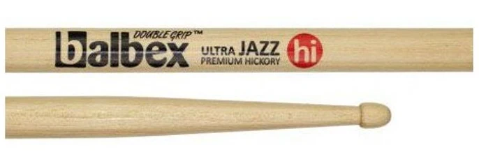 BALBEX HIUJ ULTRAJAZZ PREMIUM HICKORY BAQUETAS BATERIA