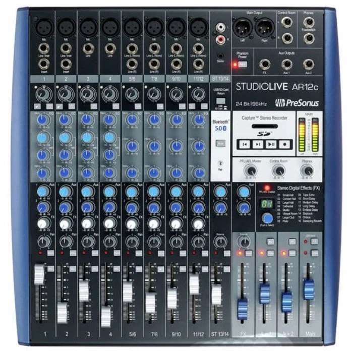 PRESONUS STUDIOLIVE AR12C MESA DE MEZCLAS ANALOGICA 14 CANALES
