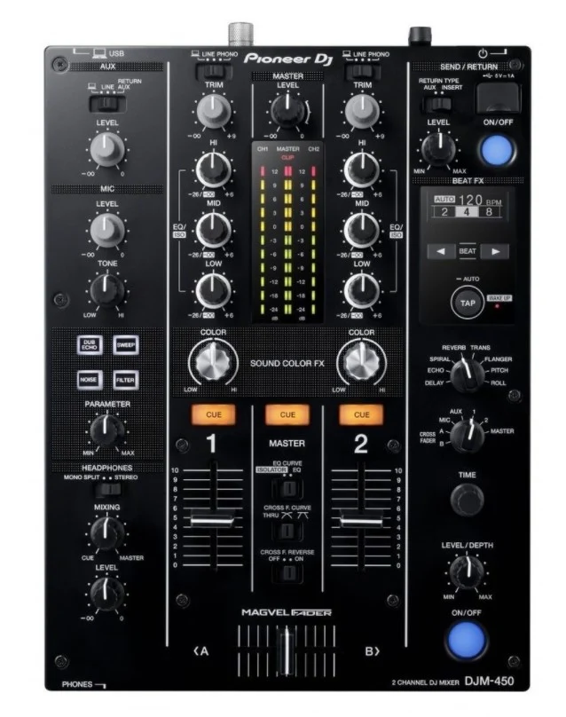 PIONEER DJ DJM450 MESAS DE MEZCLAS DJ