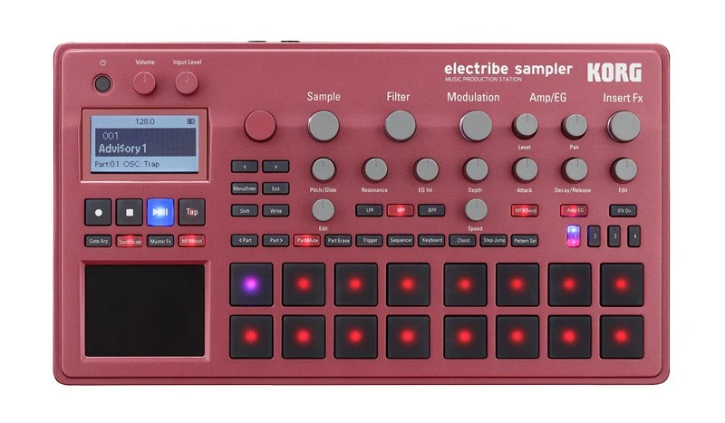 KORG ELECTRIBE 2 SAMPLER ROJO