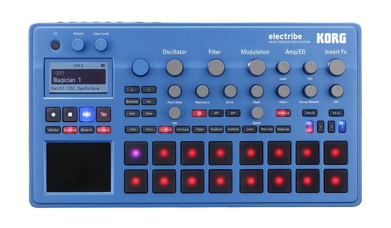 KORG ELECTRIBE 2 BLUE ESTACION DE TRABAJO AZUL