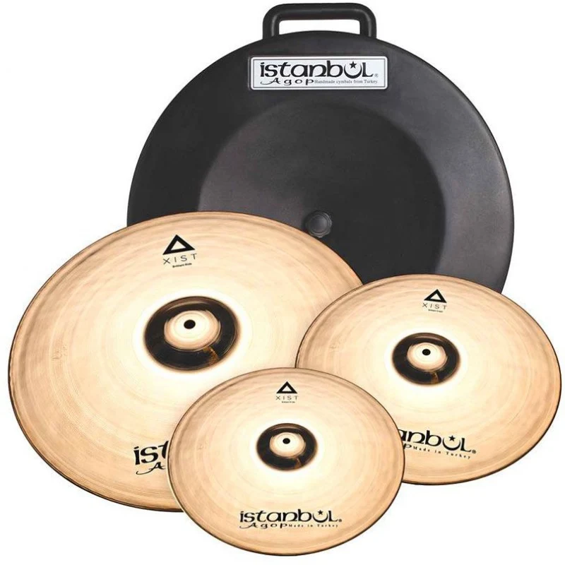 ISTANBUL AGOP SET 3 PLATOS XIST BRILLIANT CON FUNDA RIGIDA