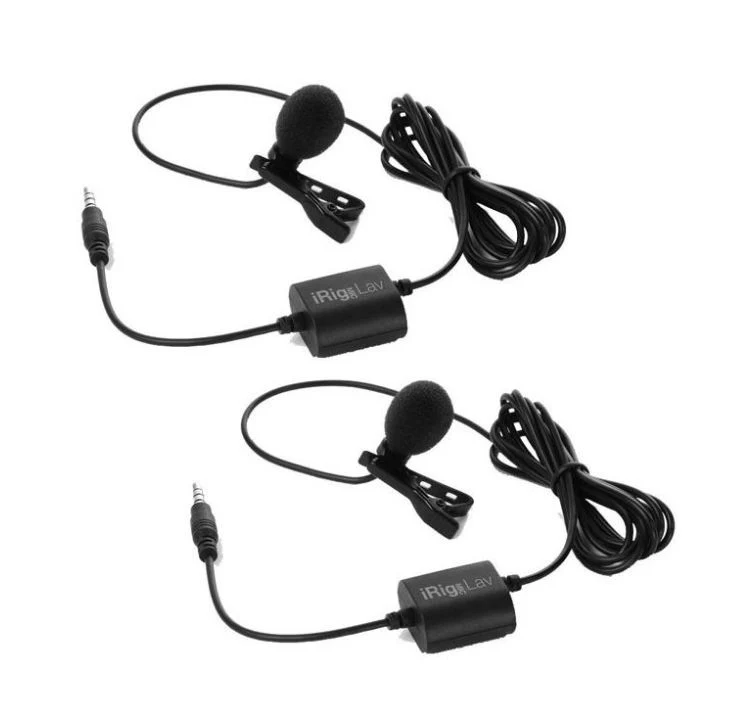 IK MULTIMEDIA IRIG MIC LAV 2P SET DE 2 MICROFONOS LAVALIER IRIG MIC LAV