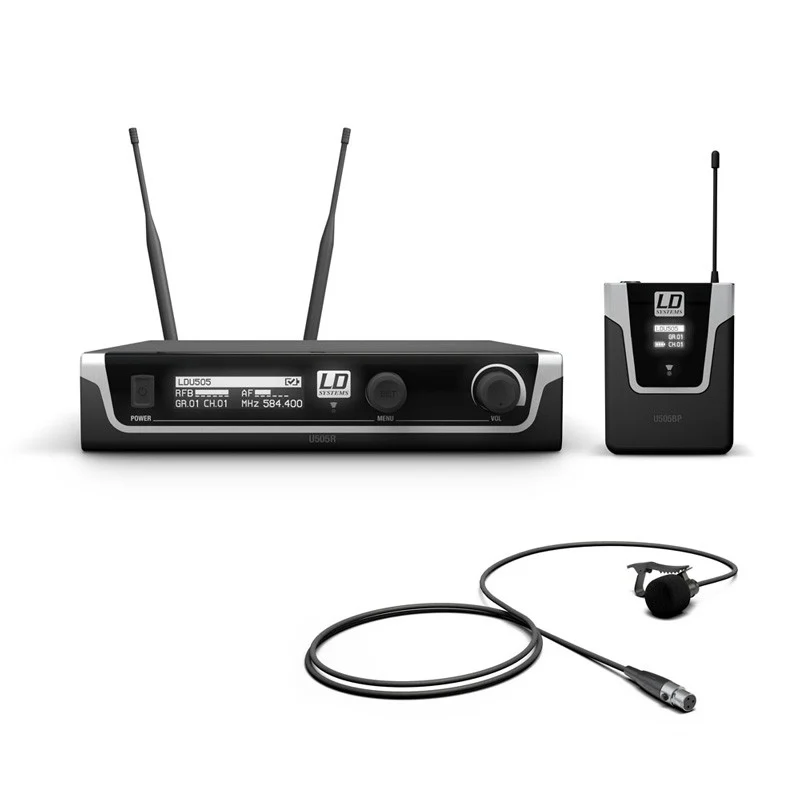 LD SYSTEMS U505 BPL SISTEMA INALAMBRICO MICROFONO LAVALIER CON PETACA