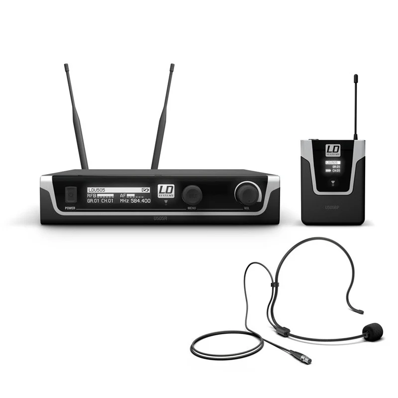 LD SYSTEMS U505 BPH SISTEMA INALAMBRICO MICROFONO DE DIADEMA CON PETACA