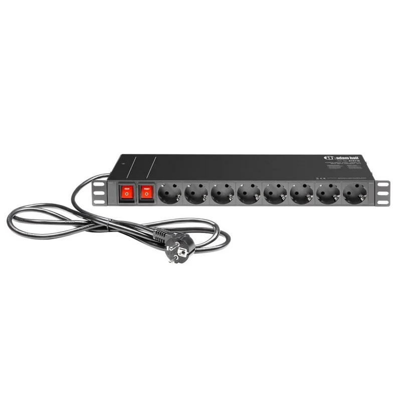 ADAM HALL 874716 REGLETA CON 16 CONECTORES DE CORRIENTE EN FORMATO RACK