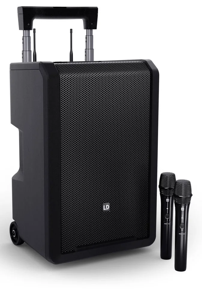 LD SYSTEMS ANNY10 HHD2 B5 ALTAVOZ PA BLUETOOTH CON 2 MICROFONOS INALAMBRICOS