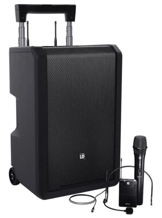LD SYSTEMS ANNY10 HBH2 B5 ALTAVOZ PA BLUETOOTH CON MICROFONO INALAMBRICO Y DE DIADEMA