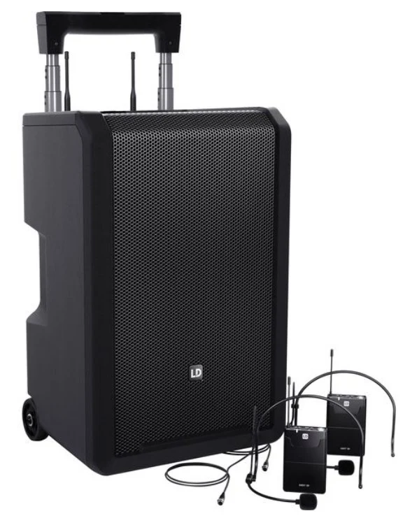 LD SYSTEMS ANNY10 BPH2 B5 ALTAVOZ PA BLUETOOTH CON DOS MICROFONOS DE DIADEMA