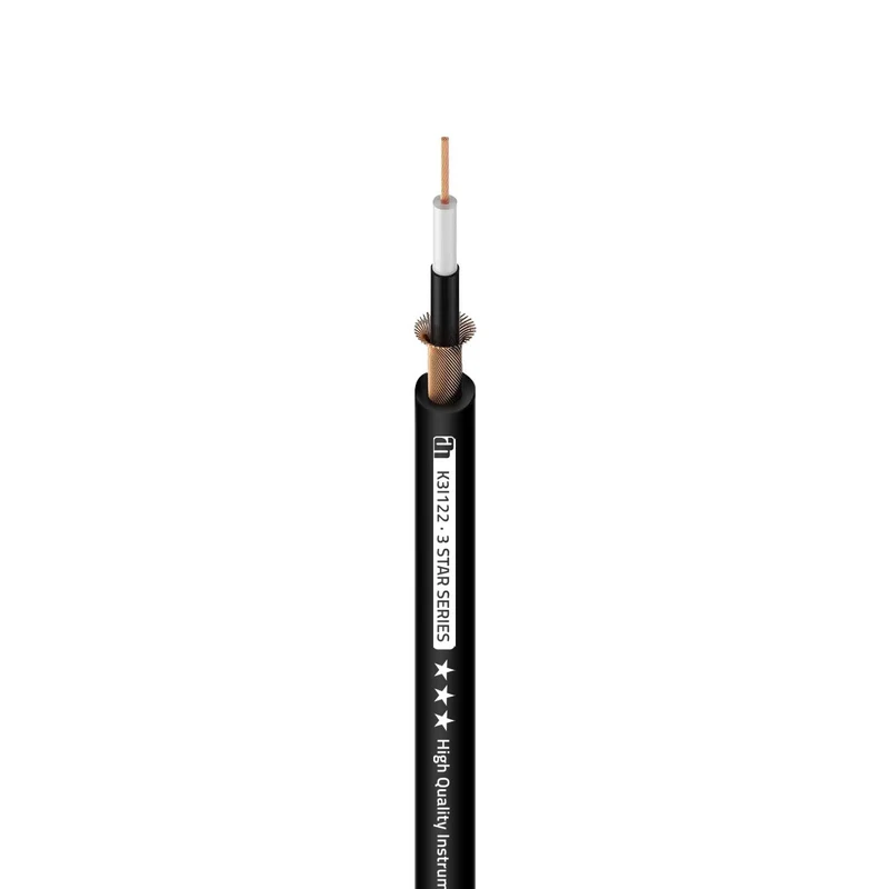 ADAM HALL K3I122 CABLE INSTRUMENTO NEGRO. UN METRO