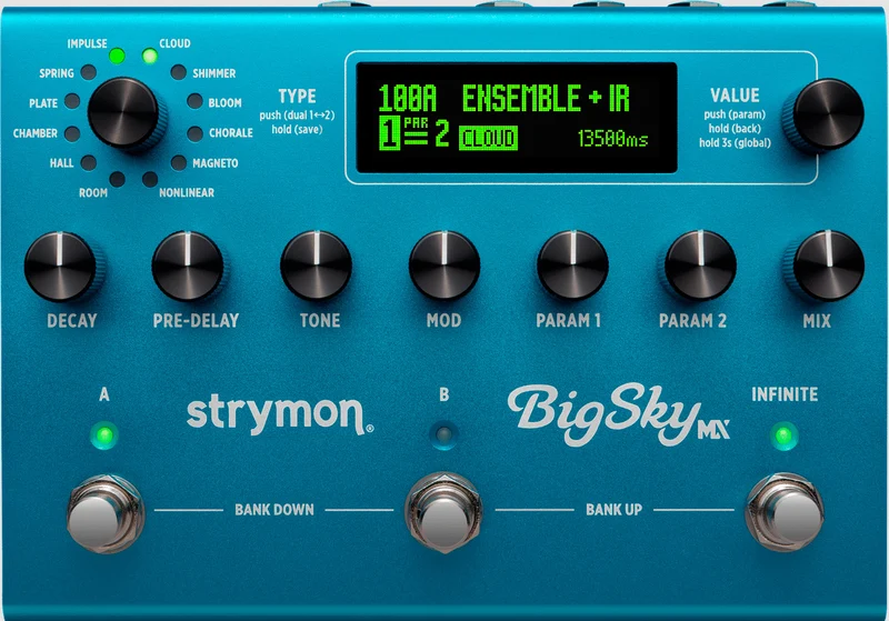 STRYMON BIG SKY MX PEDAL REVERB