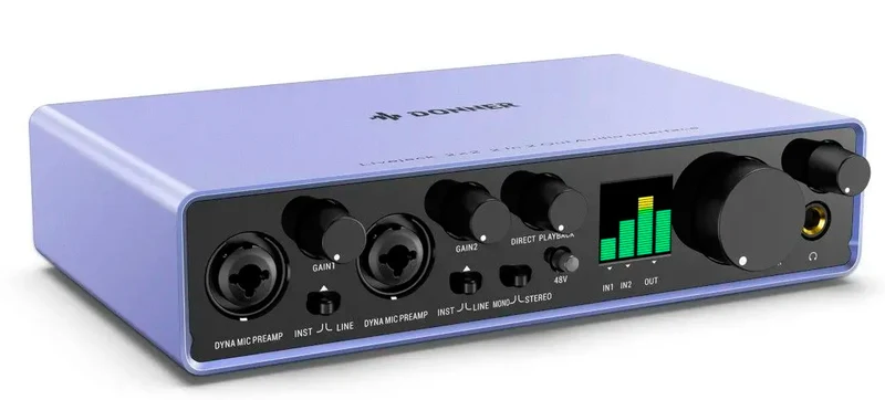 DONNER LIVEJACK 2X2 INTERFAZ DE AUDIO 2 ENTRADAS