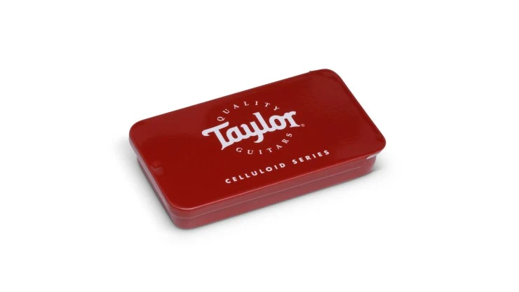 TAYLOR 2608 CELLULOID PICK TIN PACK 12 PUAS