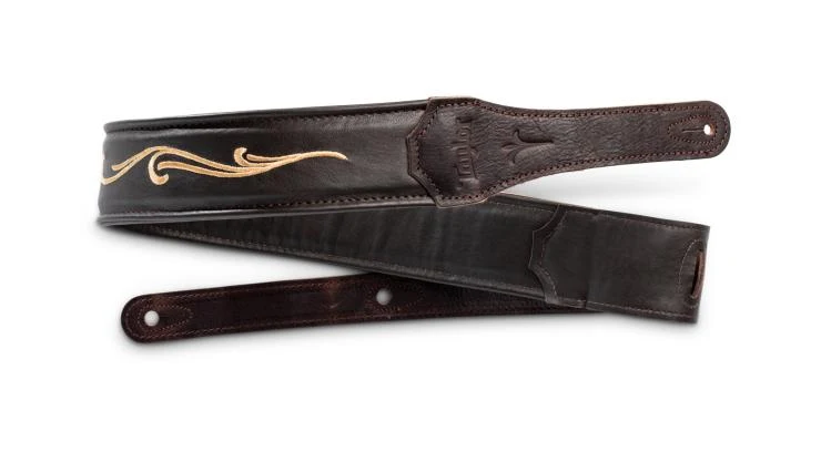 TAYLOR 4124-25 SPRING VINE CORREA GUITARRA CUERO CHOCOLATE BROWN