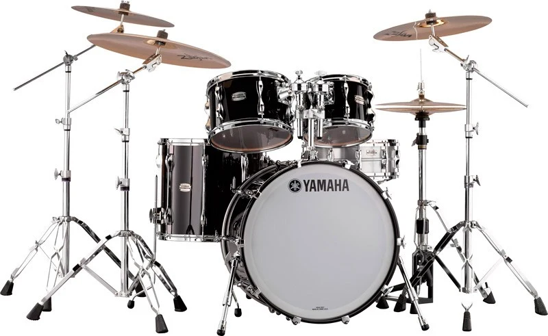 YAMAHA -PACK2- RECORDING CUSTOM SOB RAS1455 BATERIA ACUSTICA SOLID BLACK