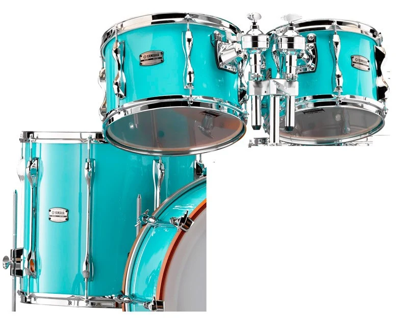 YAMAHA RBP6F3SFG RECORDING CUSTOM PACK TOMS BATERIA ACUSTICA SURF GREEN