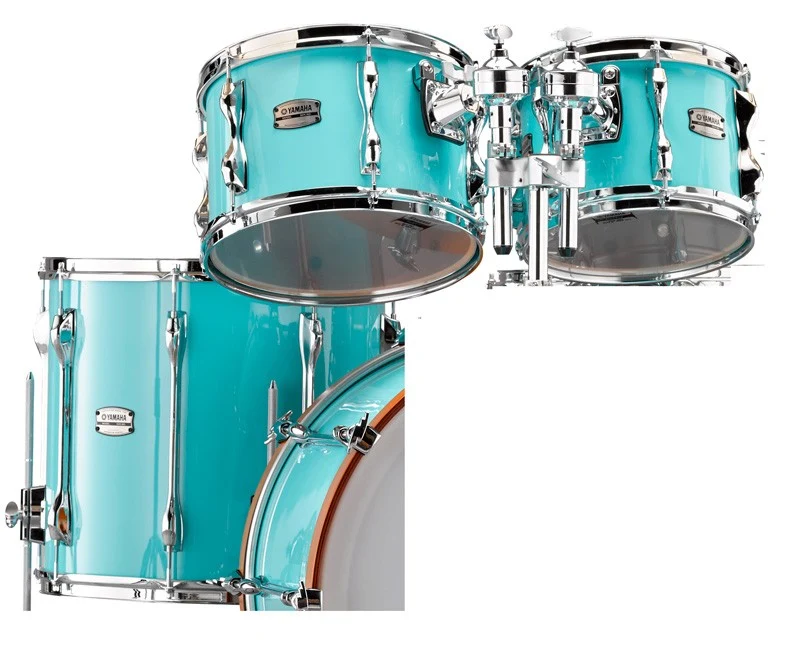 YAMAHA RBP4F3SFG RECORDING CUSTOM PACK TOMS BATERIA ACUSTICA SURF GREEN