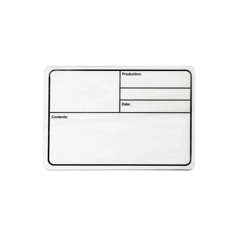 ADAM HALL 88001M ETIQUETA MAGNETICO PARA TOURING DE PLASTICO BLANCA 177X127MM