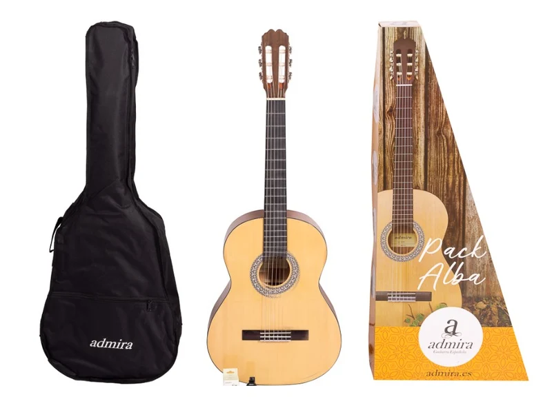 ADMIRA ALBA PACK 3/4 CADETE GUITARRA ESPAÑOLA ESCALA CORTA