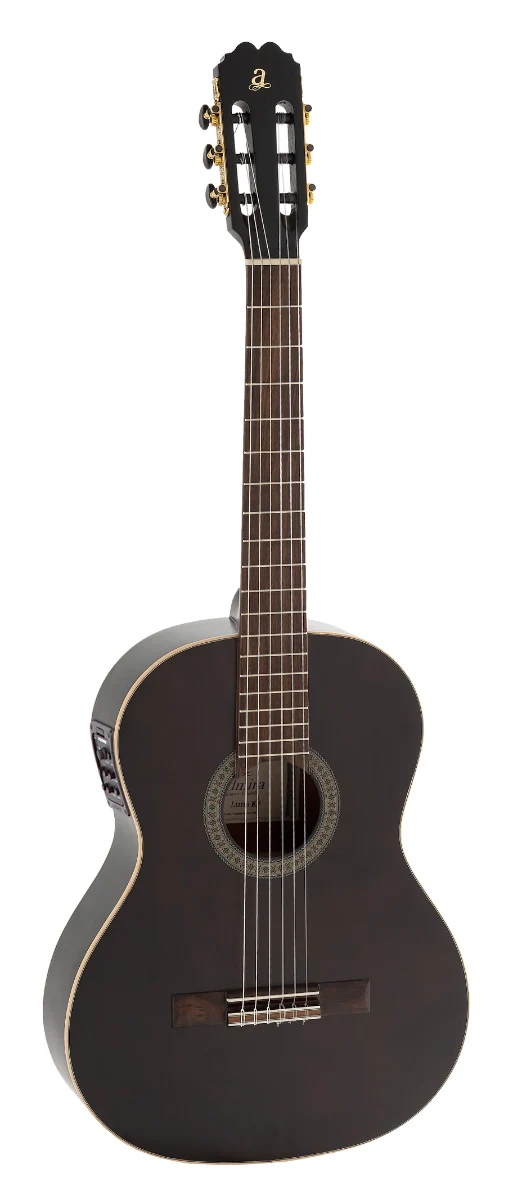 ADMIRA LUNA EF FISHMAN GUITARRA ESPAÑOLA ELECTRIFICADA NEGRA