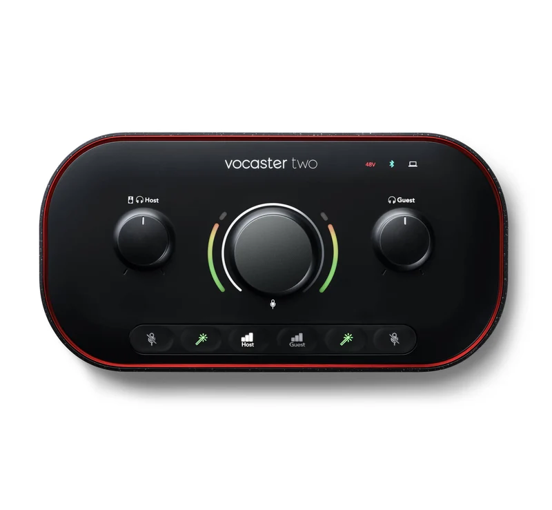FOCUSRITE VOCASTER TWO INTERFAZ DE AUDIO PARA PODCAST.
