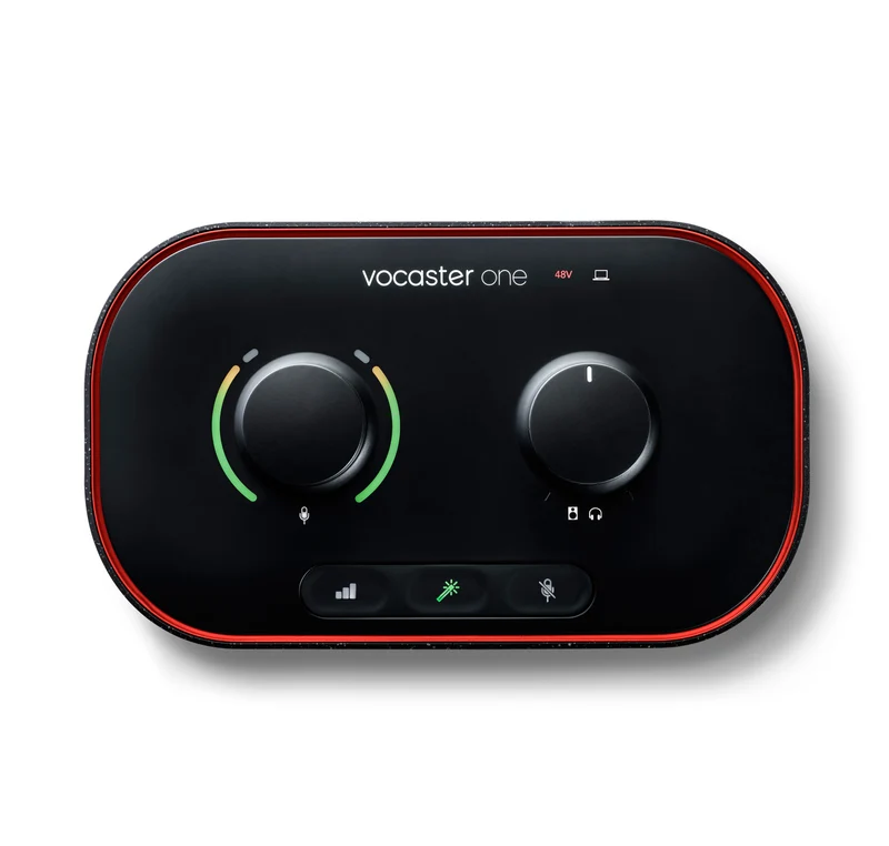 FOCUSRITE VOCASTER ONE INTERFAZ DE AUDIO PARA PODCAST.