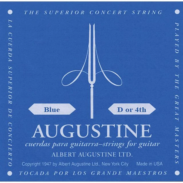 AUGUSTINE AU44BL 4A CUERDA GUITARRA ESPAÑOLA TENSION ALTA