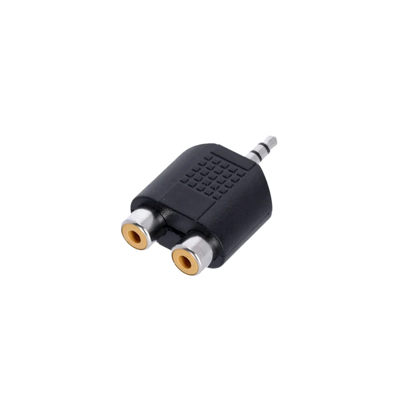 ADAM HALL K4AYRF2MM3 ADAPTADOR EN Y 2 X RCA HEMBRA A MINIJACK MACHO