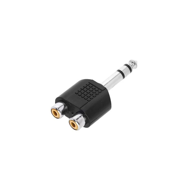 ADAM HALL K4AYRF2JM3 ADAPTADOR EN Y 2 X RCA HEMBRA A JACK MACHO ESTEREO