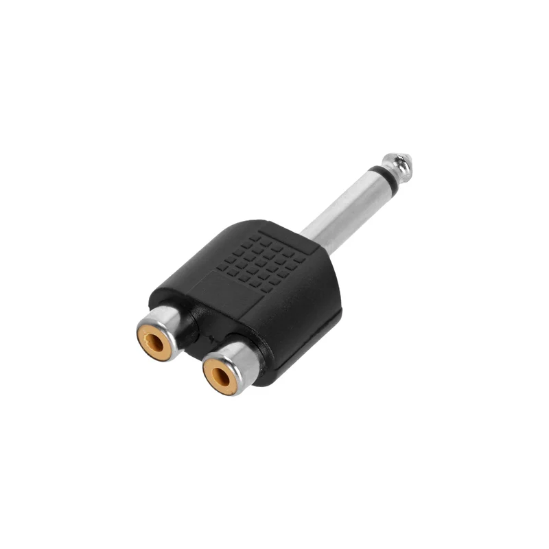 ADAM HALL K4AYRF2JM2 ADAPTADOR EN Y 2 X RCA HEMBRA A JACK TS MACHO
