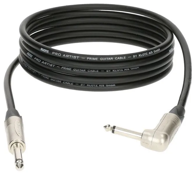 KLOTZ PRON030PR PRIME PRO ARTIST CABLE INSTRUMENTO JACK ACODADO 3 METROS